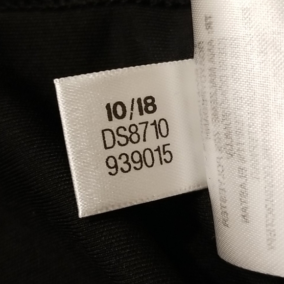 💕ADIDAS💕 Climalite Design 2 Move High Rise Logo Mesh Tights ~ Black Large NWT - Picture 15 of 15